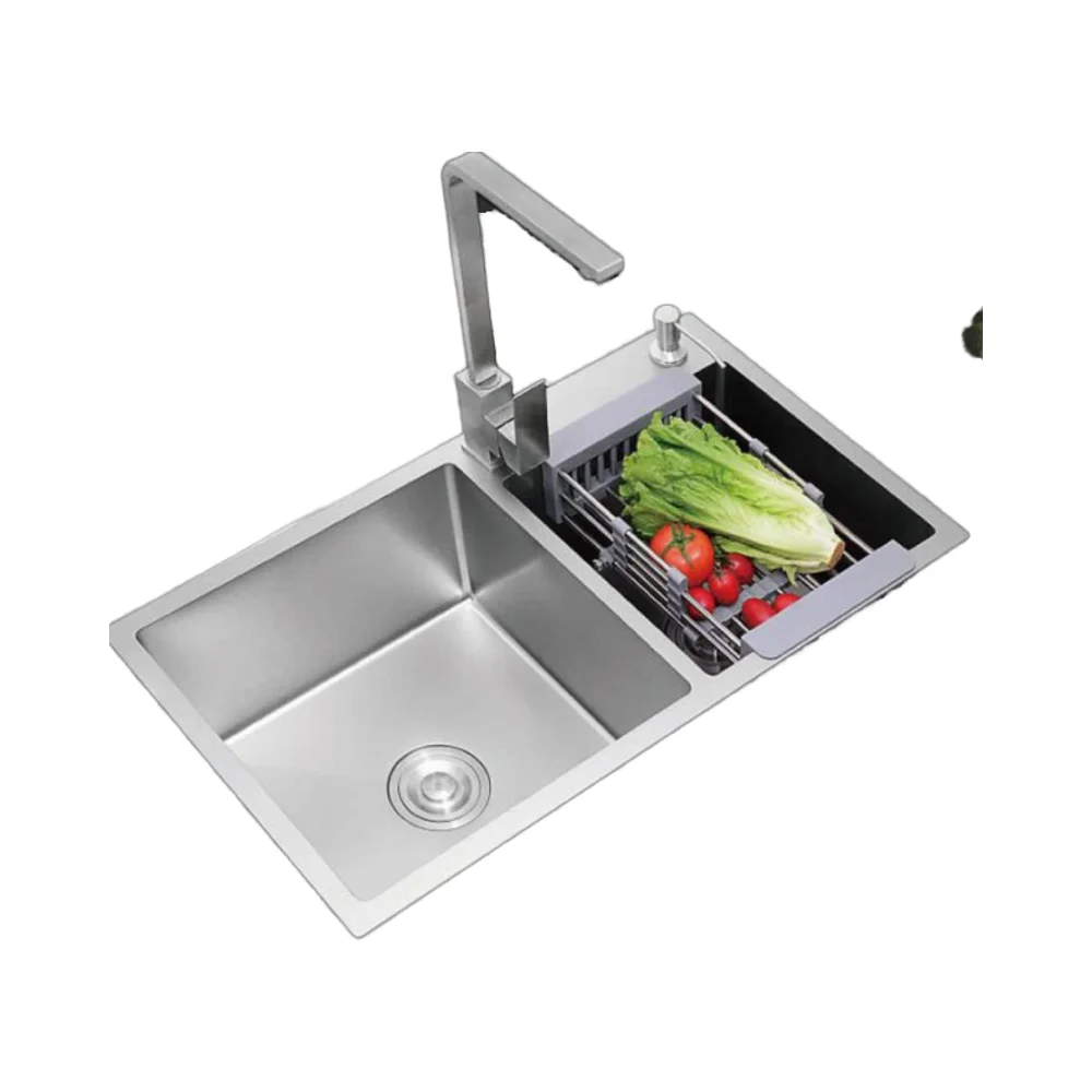 30-Inch Stainless Steel Kitchen Sink Price Double Bowl Recessed Counter Two Hole Base Accessories
30-Inch Stainless Steel Kitchen Sink Price Double Bowl Recessed Counter Two Hole Base Accessories