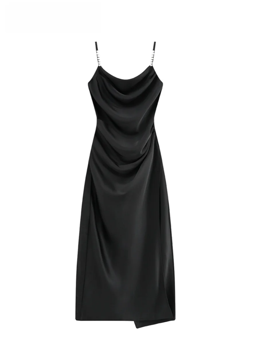 plus Size Pearl Strap Dress Women Summer Slimming Pure Desire Long Dress High Waist A-Line Skirt Korean Style Commute Wind
plus Size Pearl Strap Dress Women Summer Slimming Pure Desire Long Dress High Waist A-Line Skirt Korean Style Commute Wind