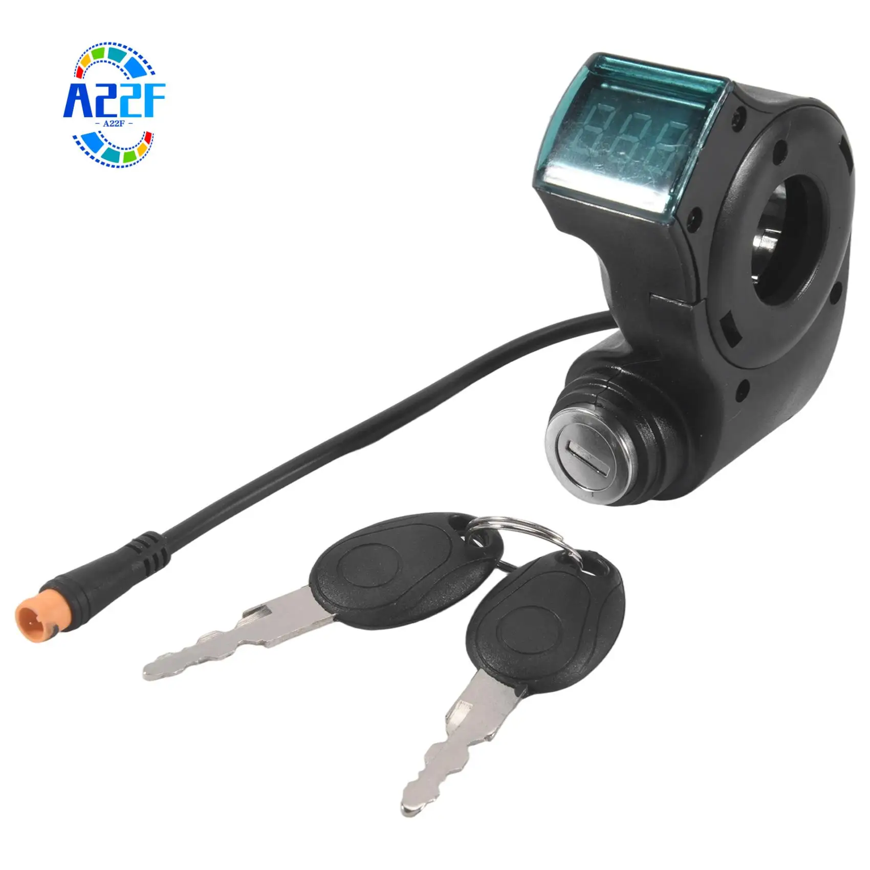 A22F-E-Bike Lgnition Lock Key Thumb Throttle Voltmeter Black Digital Voltage Display Switch 3Pin For KUGOO M4 Xiaomi M365 Univer
A22F-E-Bike Lgnition Lock Key Thumb Throttle Voltmeter Black Digital Voltage Display Switch 3Pin For KUGOO M4 Xiaomi M365 Univer