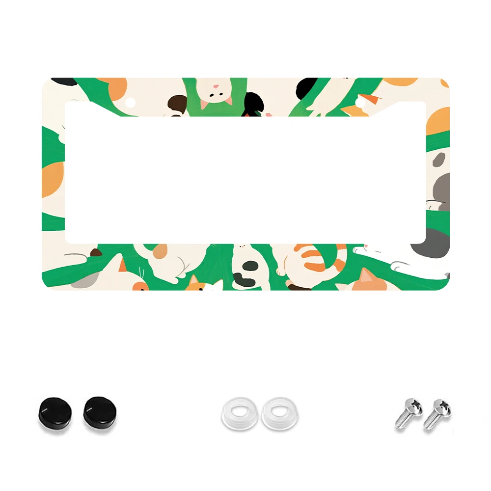 1 шт. Рамка номерного знака с зелено-белым котом и 2 отверстиями, алюминиевый материал, 6x12 дюймов, с набором винтов, мультяшный забавный автомобиль D
1 шт. Рамка номерного знака с зелено-белым котом и 2 отверстиями, алюминиевый материал, 6x12 дюймов, с набором винтов, мультяшный забавный автомобиль D