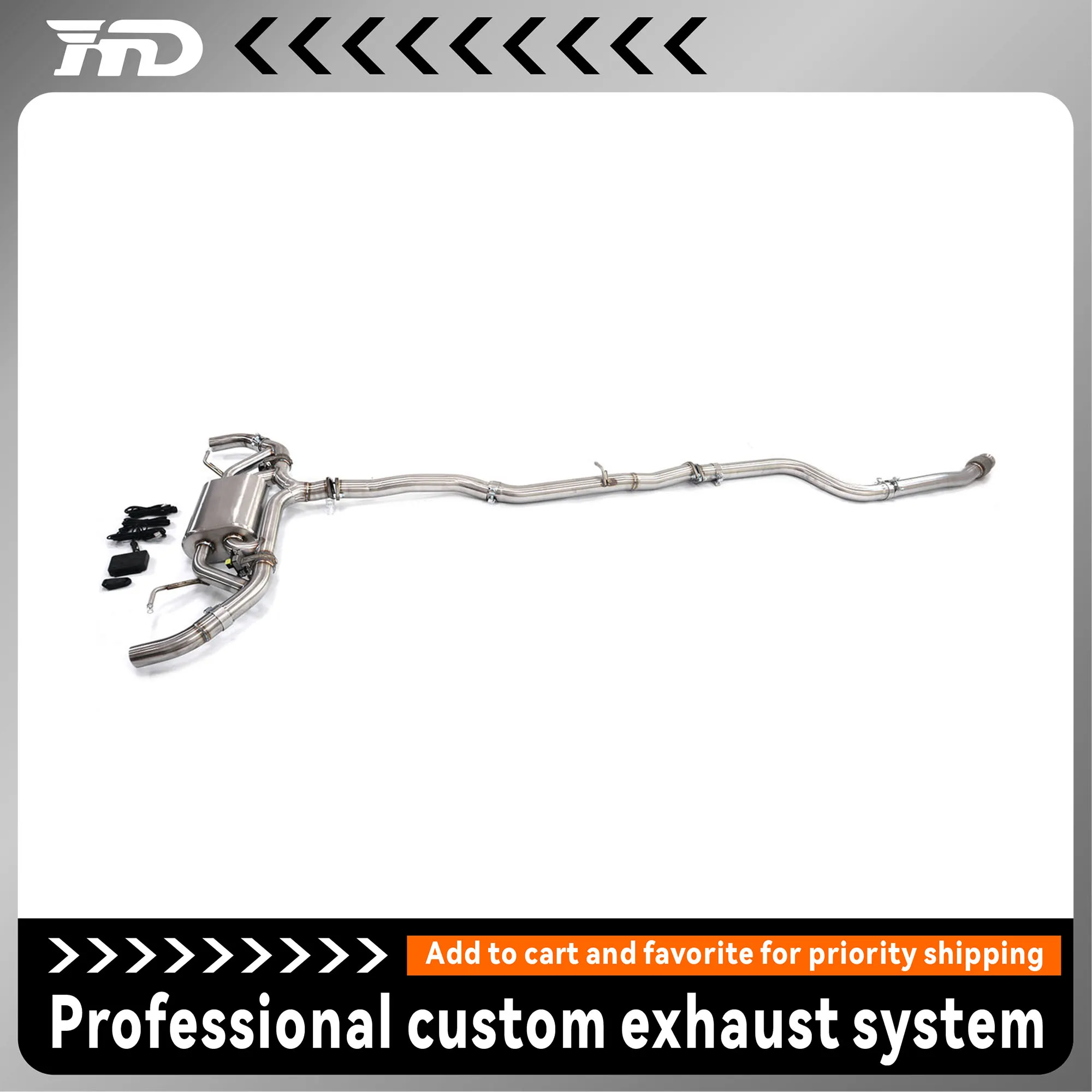 for Mercedes Benz AMG GLC300 X253 2.0T Muffler With Valve HMD Exhaust System Stainless Steel Performance Catback
for Mercedes Benz AMG GLC300 X253 2.0T Muffler With Valve HMD Exhaust System Stainless Steel Performance Catback