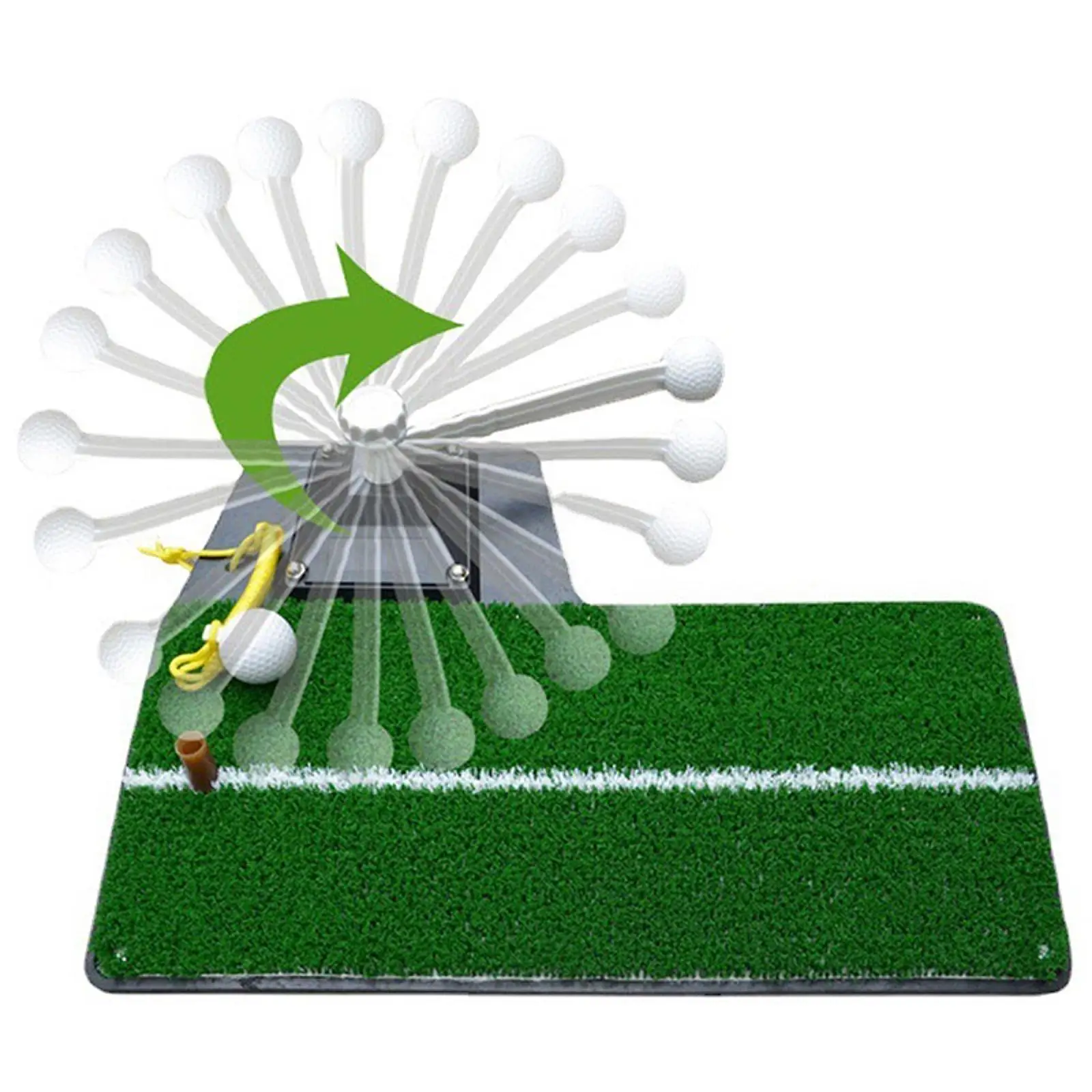 Golf Swing Trainer Mat with Golf Tee, Portable Non Slip Golf Hitting Mat Training Aid
Golf Swing Trainer Mat with Golf Tee, Portable Non Slip Golf Hitting Mat Training Aid