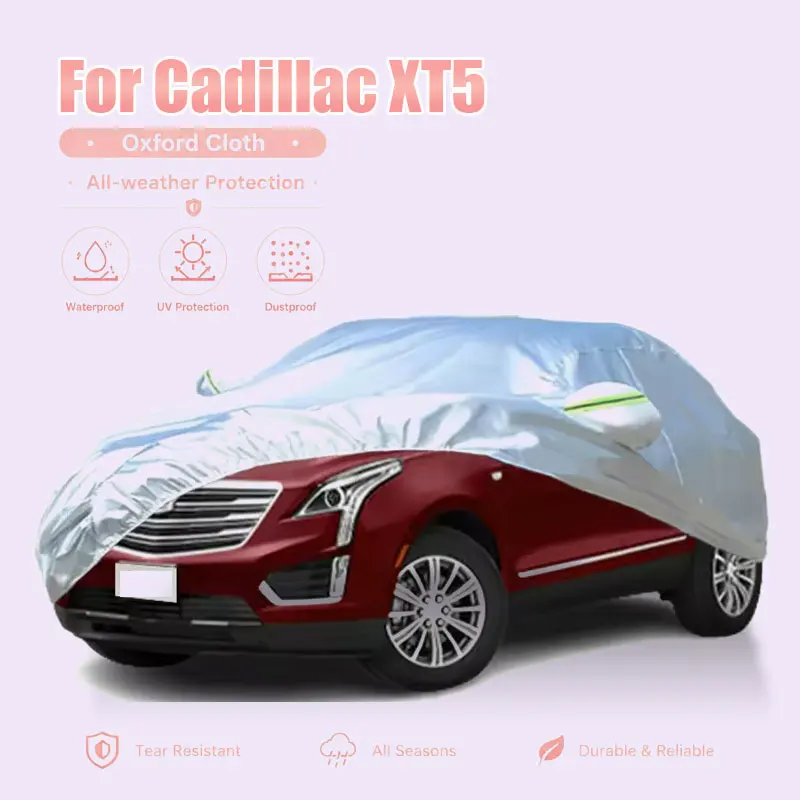 For Cadillac XT5 Full Car Cover Reflective Strips Waterproof Snowproof Dustproof UV Protection Exterior Accessories
For Cadillac XT5 Full Car Cover Reflective Strips Waterproof Snowproof Dustproof UV Protection Exterior Accessories