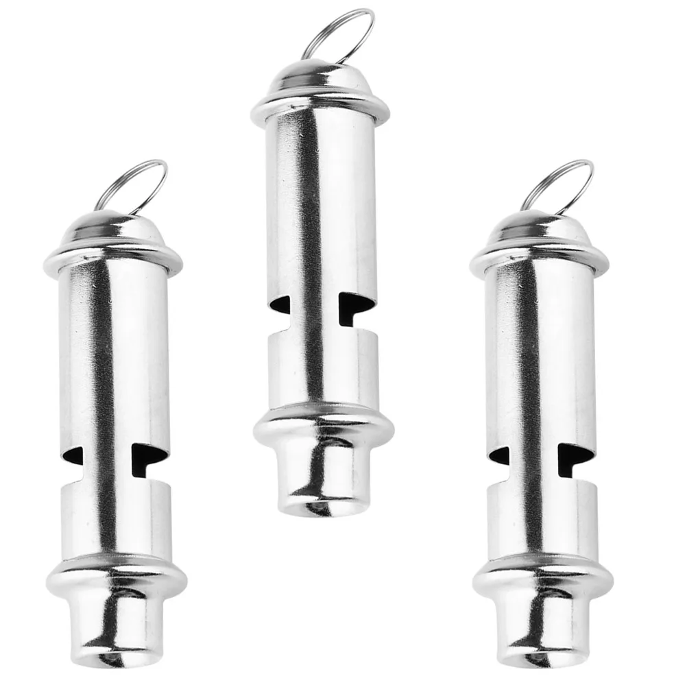 3pcs Outdoor Whistle Stainless Steel Sports Emergency Hiking Travel Recall Loud Clear Sound Practical Tool
3pcs Outdoor Whistle Stainless Steel Sports Emergency Hiking Travel Recall Loud Clear Sound Practical Tool