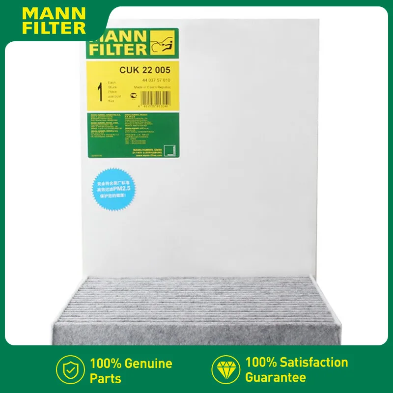 MANN FILTER AC carbon filter For Panamera(970) 3.0 S 3.6 4.8 Turbo 2009-2016 CUK22005 970.573.623.00 97057362300
MANN FILTER AC carbon filter For Panamera(970) 3.0 S 3.6 4.8 Turbo 2009-2016 CUK22005 970.573.623.00 97057362300