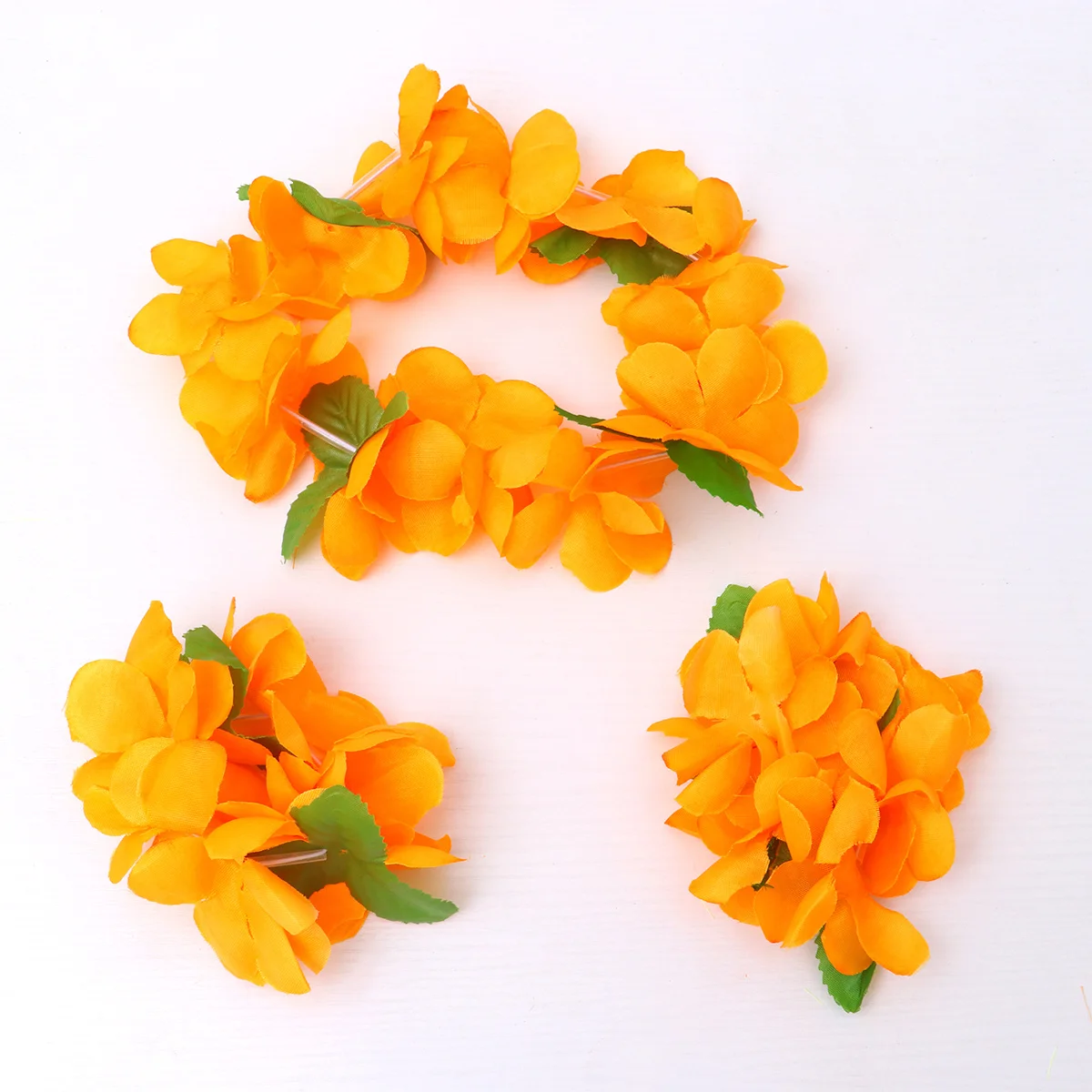 1Set Hawaiian Floral Garland Set Necklace Bracelets Material Exquisite Workmanship Natural Delicate Flowers
1Set Hawaiian Floral Garland Set Necklace Bracelets Material Exquisite Workmanship Natural Delicate Flowers