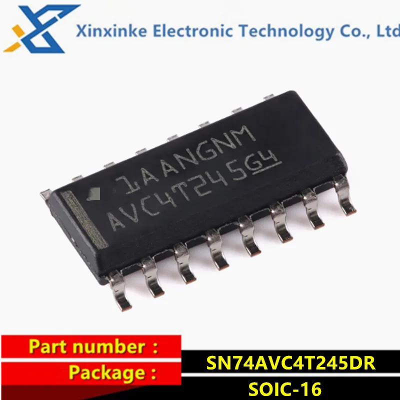5PCS SN74AVC4T245DR AVC4T245 SOIC-16 Translation - Voltage Levels 4-Bit Dual-Supply Bus Xcvr Brand New Original
5PCS SN74AVC4T245DR AVC4T245 SOIC-16 Translation - Voltage Levels 4-Bit Dual-Supply Bus Xcvr Brand New Original