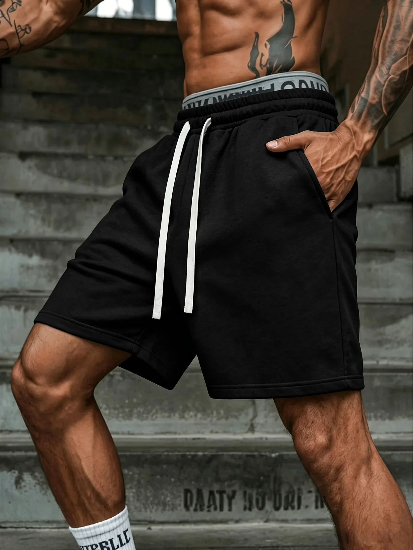 Men's casual trousers/sports shorts, loose-fitting solid color shorts with drawstring waist, casual and stylish jogging shorts.
Men's casual trousers/sports shorts, loose-fitting solid color shorts with drawstring waist, casual and stylish jogging shorts.