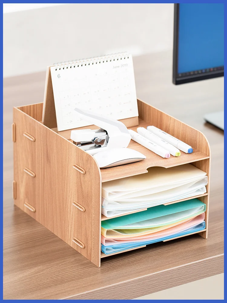 Multi Layer A4 File Rack Office Desk File Organizer Shelf Eco-friendly Wooden Desk Organizer File Holder
Multi Layer A4 File Rack Office Desk File Organizer Shelf Eco-friendly Wooden Desk Organizer File Holder