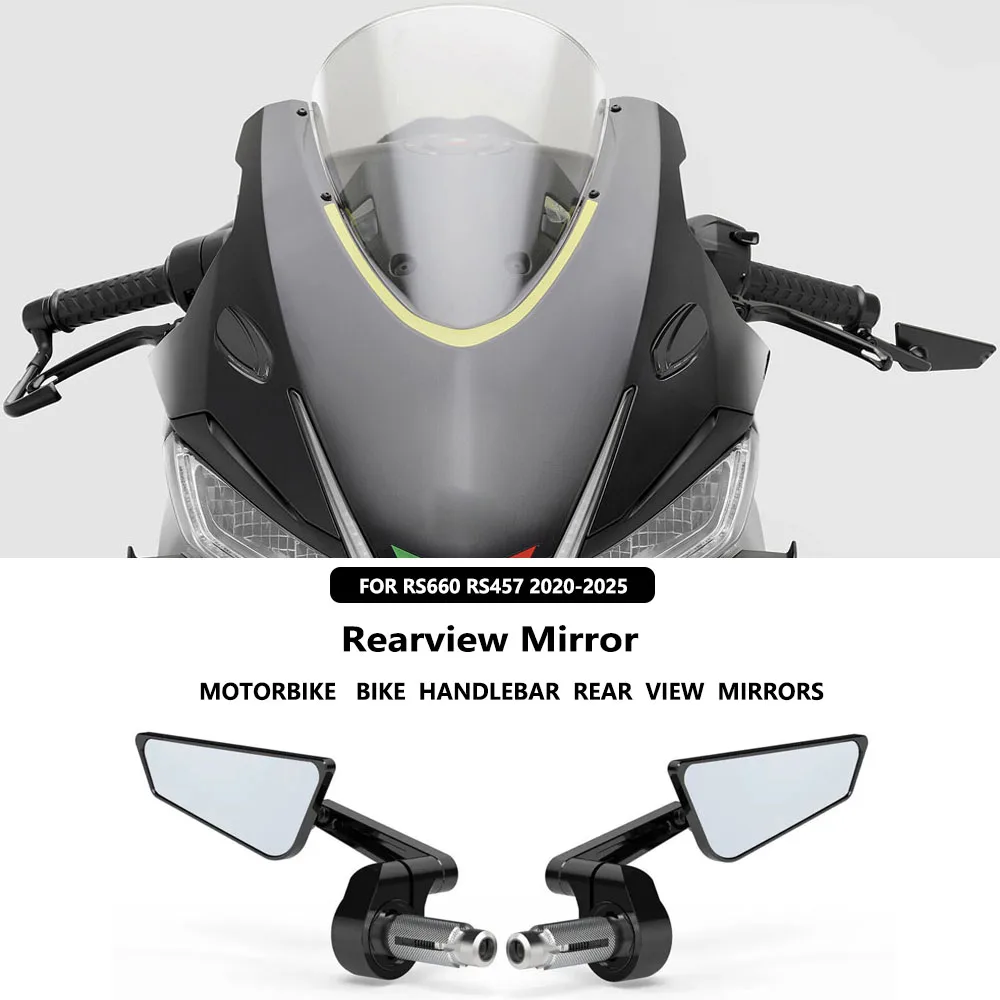 New motorcycle handle CNC handlebar mirror rod end mirror For Aprilia RS660 RS660 Factory RS457 2020 2021 2022 2023 2024 2025
New motorcycle handle CNC handlebar mirror rod end mirror For Aprilia RS660 RS660 Factory RS457 2020 2021 2022 2023 2024 2025