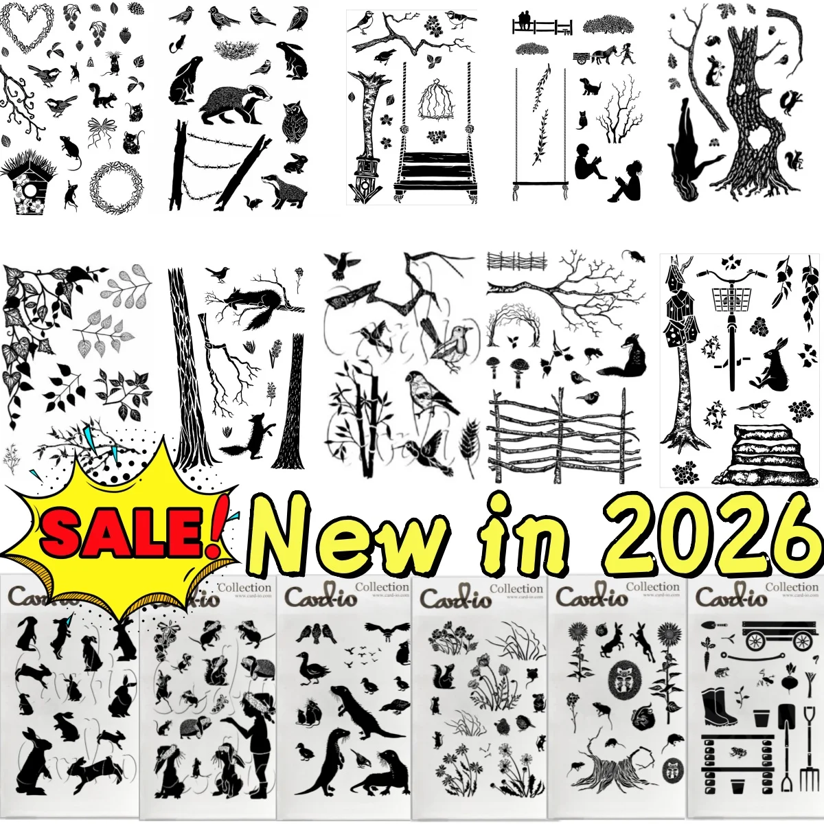 New Animals Tree Florals Pony Clear Stamps DIY Scrapbook Embossed Handcraft Paper Card Craft Template Decoration 2026 Easter
New Animals Tree Florals Pony Clear Stamps DIY Scrapbook Embossed Handcraft Paper Card Craft Template Decoration 2026 Easter