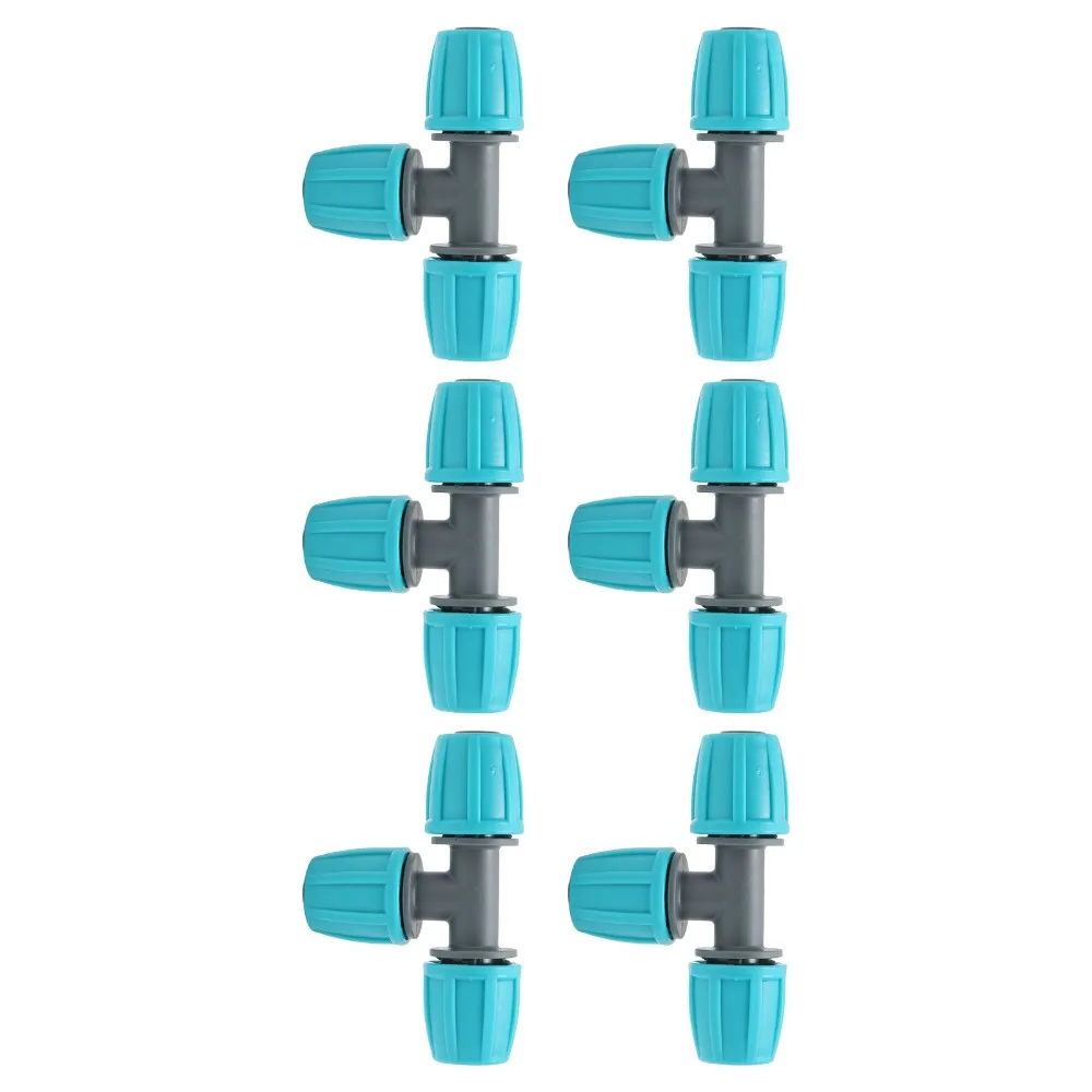 20PCS 16mm Connection Diameter Pipe Tee Blue and Gray PE Tubing Tee Easy To Install 3 Way Garden T Connector Greenhouse Watering
20PCS 16mm Connection Diameter Pipe Tee Blue and Gray PE Tubing Tee Easy To Install 3 Way Garden T Connector Greenhouse Watering