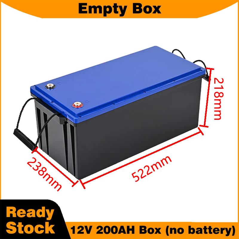 12V 200AH battery case 32650 empty battery box with handle 32650 holder for solar system storage box plastic waterproof box
12V 200AH battery case 32650 empty battery box with handle 32650 holder for solar system storage box plastic waterproof box