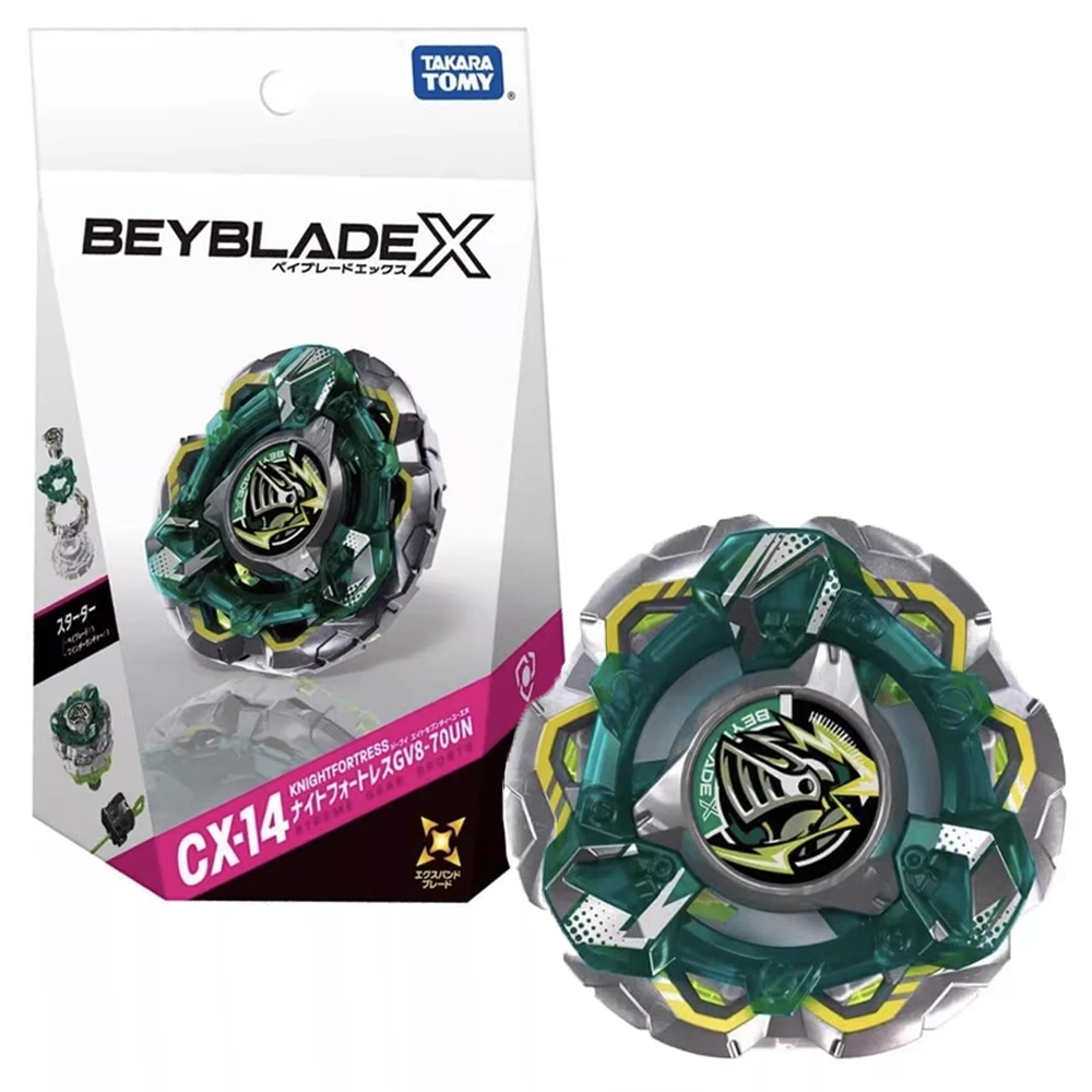 Оригинальный набор TAKARA TOMY Bey X CX-14 Starter Knight Fortress GV8-70UN Blade
Оригинальный набор TAKARA TOMY Bey X CX-14 Starter Knight Fortress GV8-70UN Blade