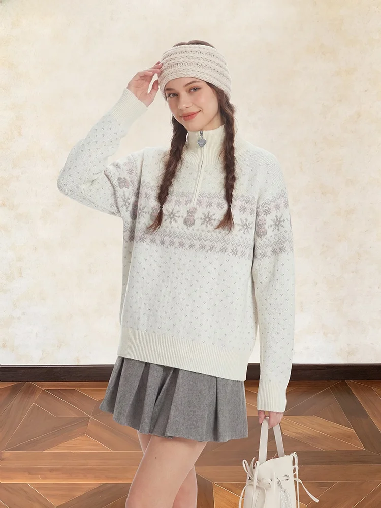 ALL MY Women's High Ne f Zip Knitwear Loose Fit Comfortable Warm Long Sve Casual Sle Spring 2026 Faion Trend
ALL MY Women's High Ne f Zip Knitwear Loose Fit Comfortable Warm Long Sve Casual Sle Spring 2026 Faion Trend