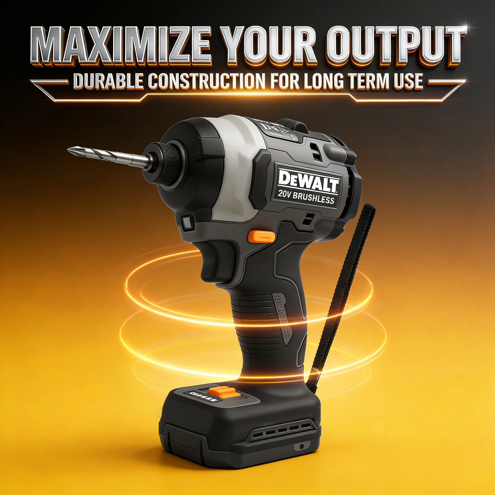 DeWalt DCF85M Brushless Lithium Impact Driver: Multi-Functional Electric Screwdriver & Variable Speed Woodworking Drill
DeWalt DCF85M Brushless Lithium Impact Driver: Multi-Functional Electric Screwdriver & Variable Speed Woodworking Drill