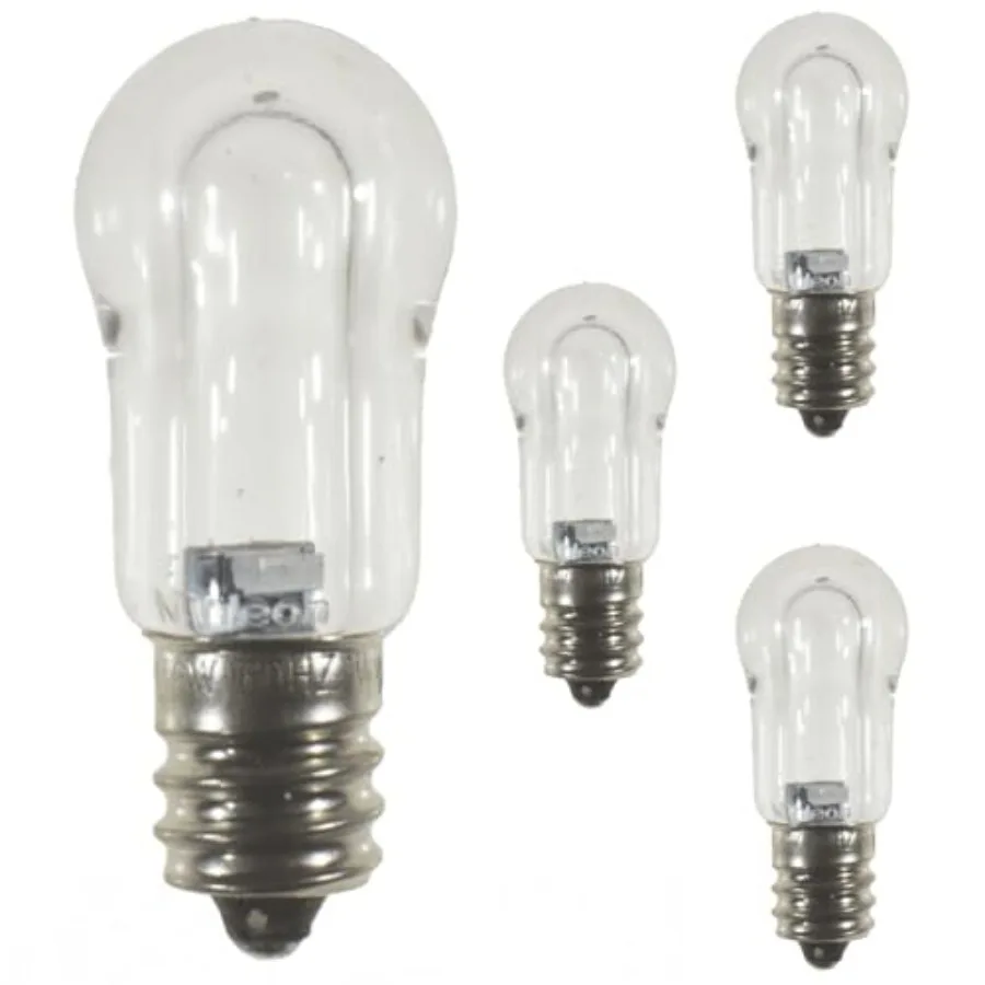 - S6 LED Night Light Bulb Mini Candelabra E12 Base 0.55-0.96W 2700K Warm White Dimmable 100-130V Indoor/Outdoor Rated Pack of 4
- S6 LED Night Light Bulb Mini Candelabra E12 Base 0.55-0.96W 2700K Warm White Dimmable 100-130V Indoor/Outdoor Rated Pack of 4