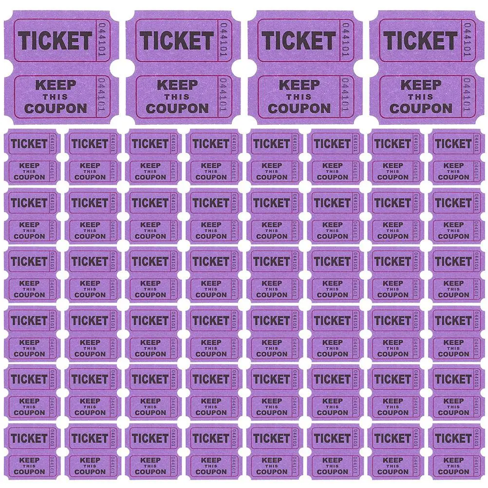 200 Pcs Raffle Ticket Tickets Bulk Paper Lottery Event Party Game Tickets Labels for Classroom Concert Home Supplies
200 Pcs Raffle Ticket Tickets Bulk Paper Lottery Event Party Game Tickets Labels for Classroom Concert Home Supplies