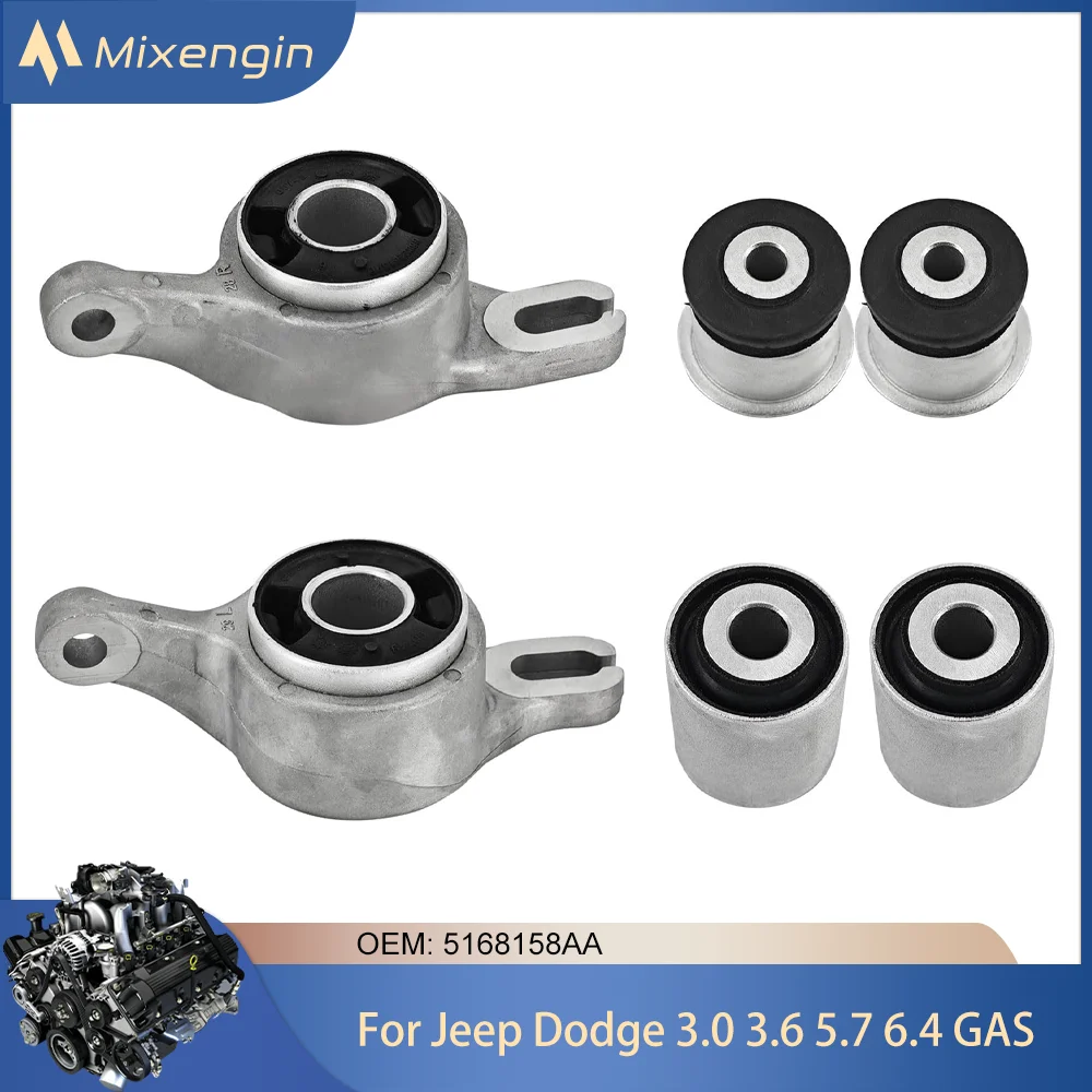 Auto Engine Parts 6PCS Control Arm Bushing Kit Fit For Jeep Grand Cherokee Dodge Durango 3.0L 3.6L 5.7L 6.4L GAS OHV 5168158AB
Auto Engine Parts 6PCS Control Arm Bushing Kit Fit For Jeep Grand Cherokee Dodge Durango 3.0L 3.6L 5.7L 6.4L GAS OHV 5168158AB