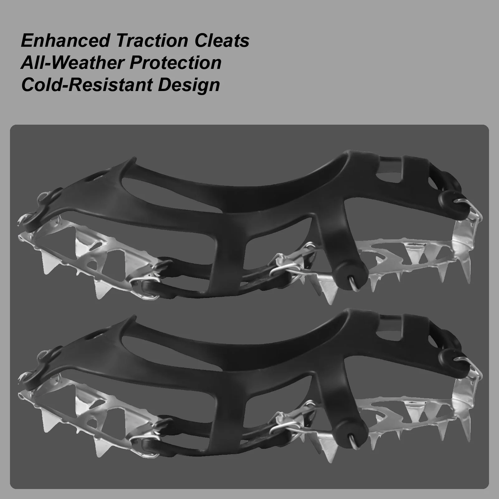 Шипы для обуви, универсальное противоскользящее оборудование для скалолазания из нержавеющей стали, ледяные шипы для мужчин, зимние уличные пешие прогулки, прогулки
Шипы для обуви, универсальное противоскользящее оборудование для скалолазания из нержавеющей стали, ледяные шипы для мужчин, зимние уличные пешие прогулки, прогулки