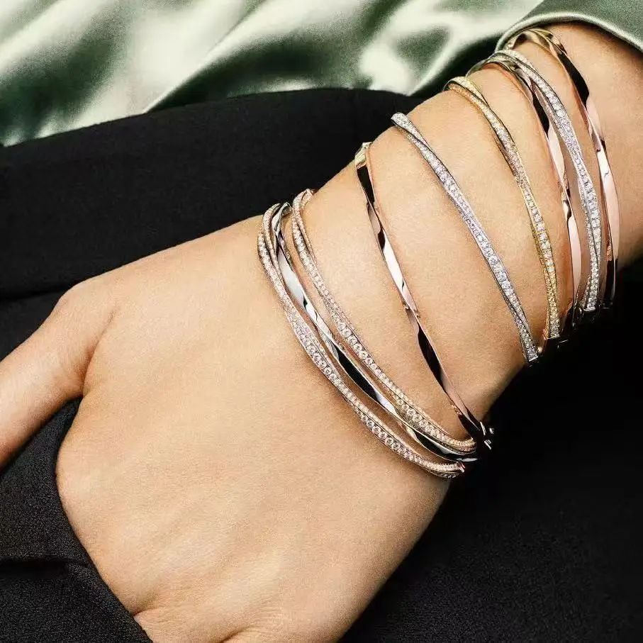 DelicateFashionTwisted Design Fashion Trend Bracelet Jewelry Suitable for Daily Festivals Parties Banquets Valentine's Day Gifts
DelicateFashionTwisted Design Fashion Trend Bracelet Jewelry Suitable for Daily Festivals Parties Banquets Valentine's Day Gifts