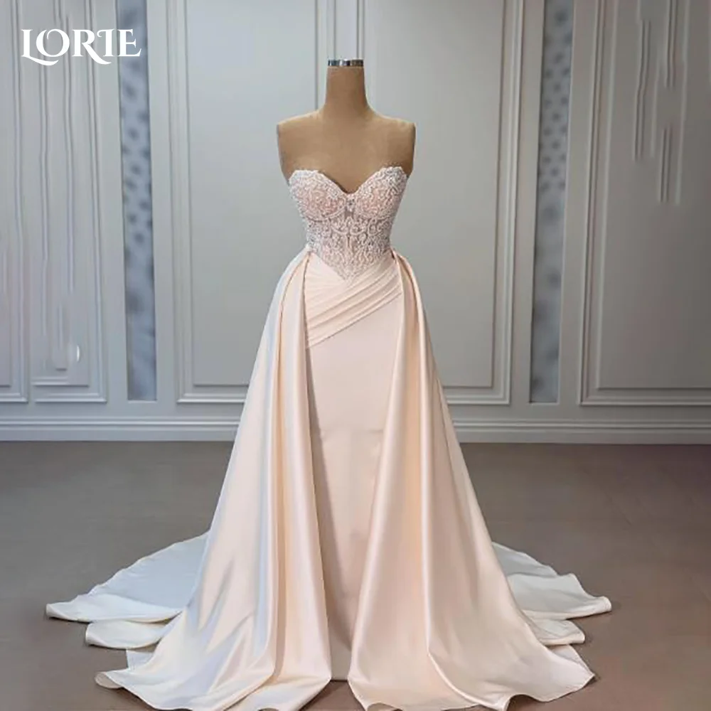 LORIE Vintage Lace Wedding Dresses Appliques Off Shoulder Backless V-Neck Sleeveless Bridal Gown Princess Bride Dress Customized
LORIE Vintage Lace Wedding Dresses Appliques Off Shoulder Backless V-Neck Sleeveless Bridal Gown Princess Bride Dress Customized