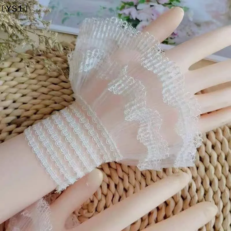 〔YS1〕1Pair Sun Protection Arm Cover Sweater Decorative Cover Lace Cuffs Fake Sleeve Detachable Ruffles Elbow Sleeve Cuffs
〔YS1〕1Pair Sun Protection Arm Cover Sweater Decorative Cover Lace Cuffs Fake Sleeve Detachable Ruffles Elbow Sleeve Cuffs