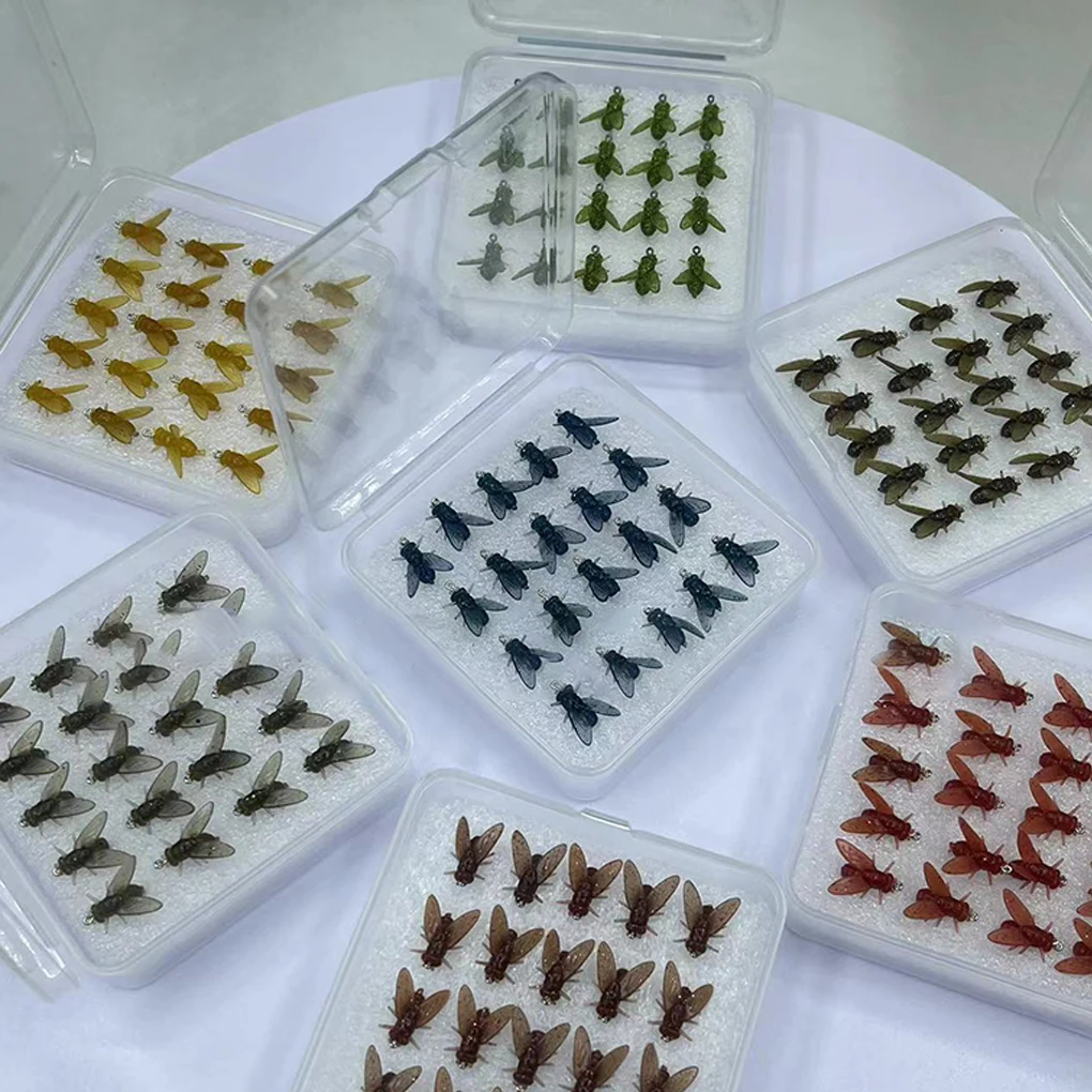 20 шт., мушки для ловли нахлыстом из ПВХ, мягкие резиновые приманки для ловли нахлыстом, реалистичные мухи, насекомые, приманки, колючие крючки, аксессуары для рыбалки
20 шт., мушки для ловли нахлыстом из ПВХ, мягкие резиновые приманки для ловли нахлыстом, реалистичные мухи, насекомые, приманки, колючие крючки, аксессуары для рыбалки