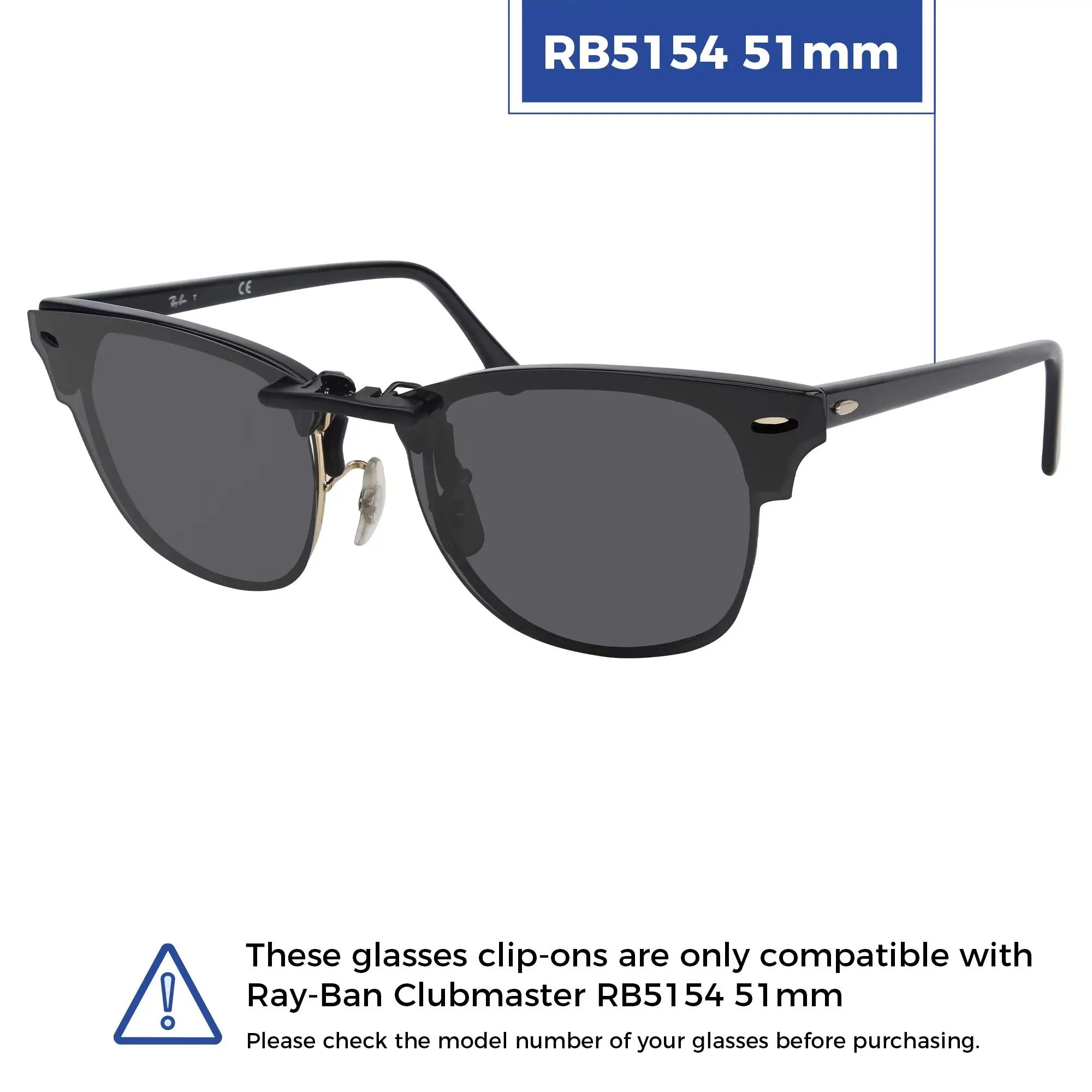Rarayvix Polarized Clip-on Sunglasses Lenses Compatible with Ray-Ban RB5154 51mm RB5154-51-21 UV Protection Sunglasses
Rarayvix Polarized Clip-on Sunglasses Lenses Compatible with Ray-Ban RB5154 51mm RB5154-51-21 UV Protection Sunglasses