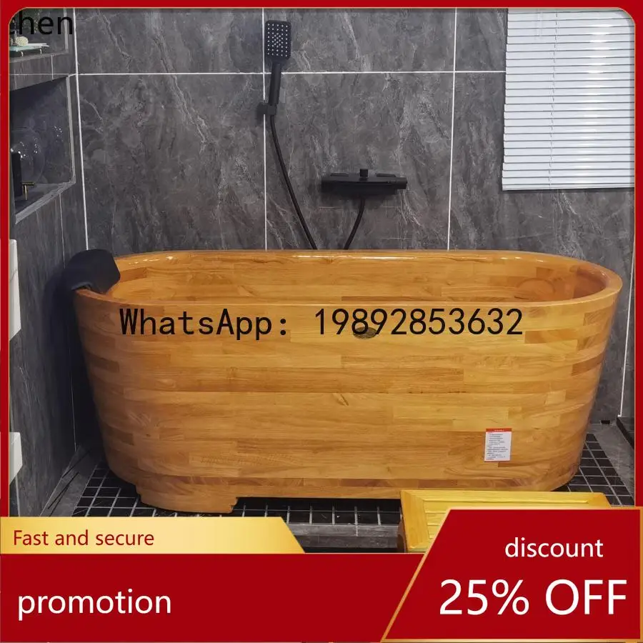 YFY Beauty Salon Rubber Wood Bucket Adult Bath Bucket Household Solid Wood Bathtub
YFY Beauty Salon Rubber Wood Bucket Adult Bath Bucket Household Solid Wood Bathtub