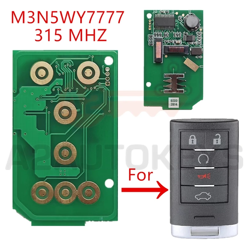Смарт-ключ A2AUTOKEYS M3N5WY7777, 5 кнопок, 315 МГц, для Cadillac CTS STS 2008 2009 2010 2011 2012 2013 2014 2015
Смарт-ключ A2AUTOKEYS M3N5WY7777, 5 кнопок, 315 МГц, для Cadillac CTS STS 2008 2009 2010 2011 2012 2013 2014 2015