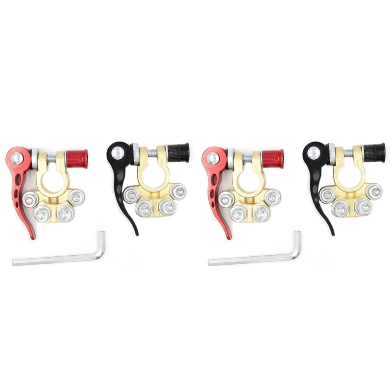 4PCS Quick Release Battery Terminals Clamps Car Battery Terminal Shut-Off Connectors For Boat Race UTV Tractor Truck
4PCS Quick Release Battery Terminals Clamps Car Battery Terminal Shut-Off Connectors For Boat Race UTV Tractor Truck