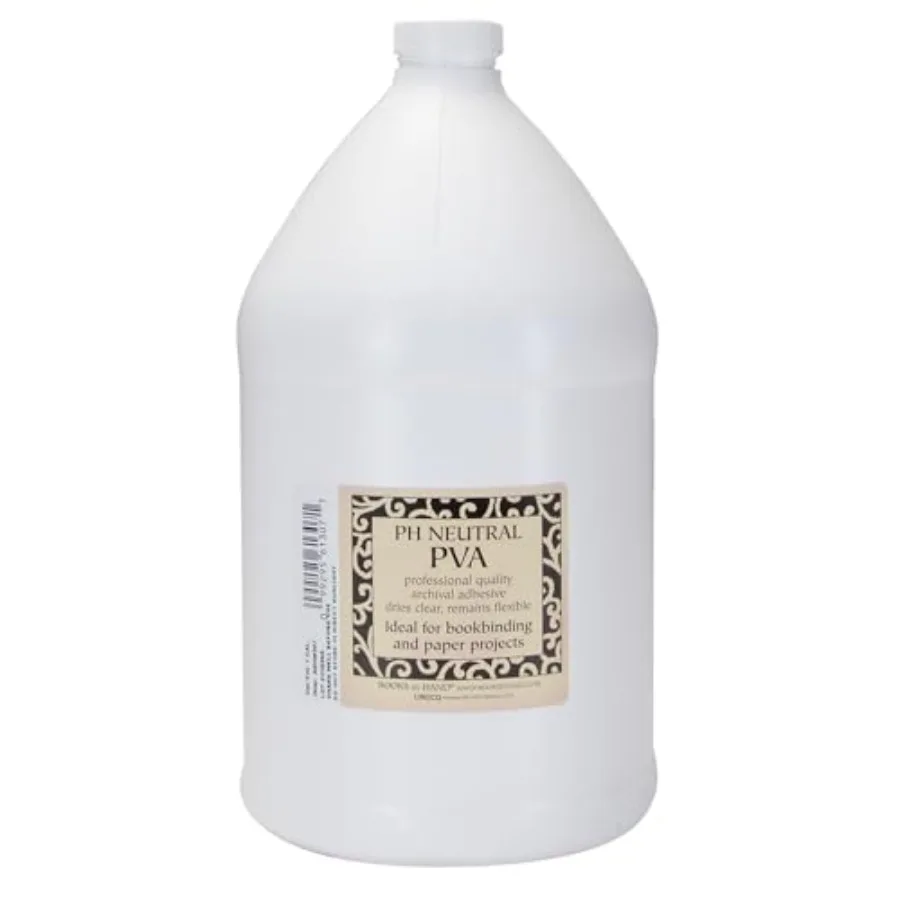 PH Neutral PVA Adhesive, Acid-Free, Water-Soluble, Dries Clear, Archival Quality Formula, for Bookbinding, Book Repair, Framing
PH Neutral PVA Adhesive, Acid-Free, Water-Soluble, Dries Clear, Archival Quality Formula, for Bookbinding, Book Repair, Framing