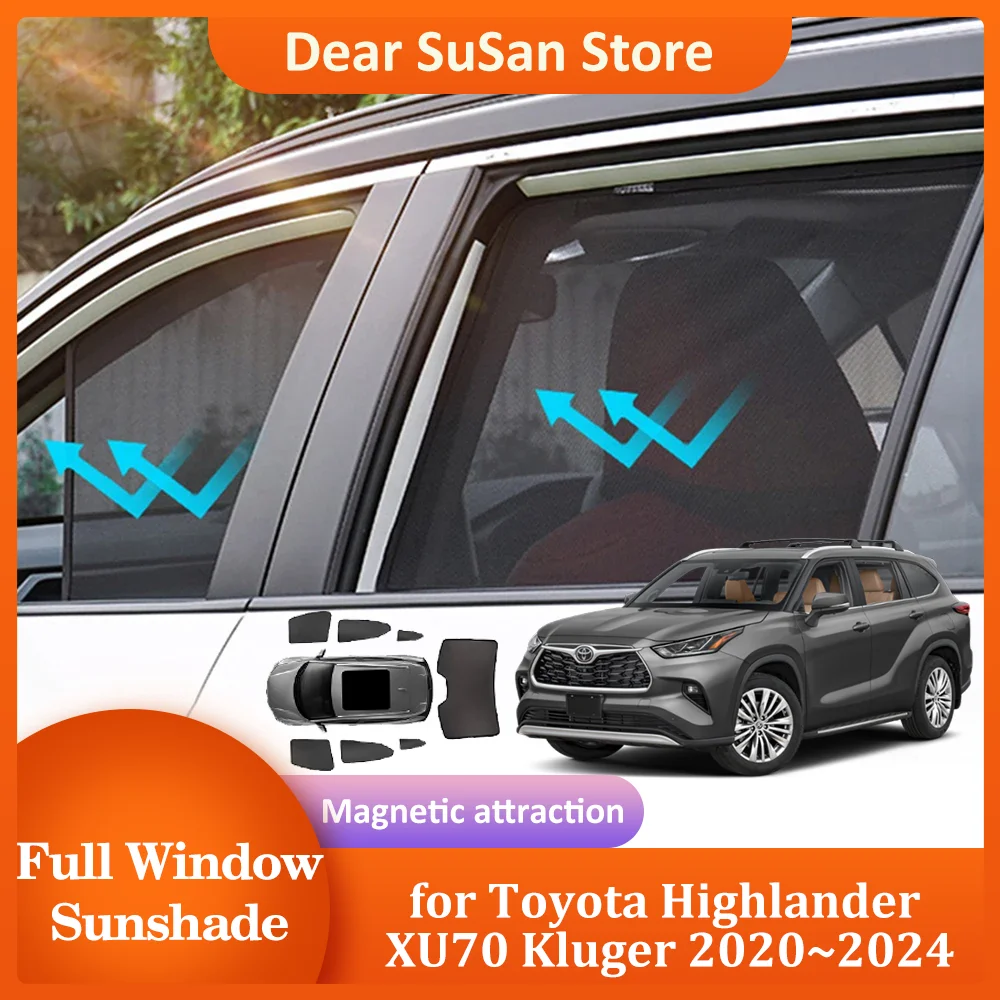 Magnetic Sunshade for Toyota Highlander XU70 Kluger 2020~2024 Roof Windshield Curtain Window Sun Visor Sunroof Cover Accessories
Magnetic Sunshade for Toyota Highlander XU70 Kluger 2020~2024 Roof Windshield Curtain Window Sun Visor Sunroof Cover Accessories