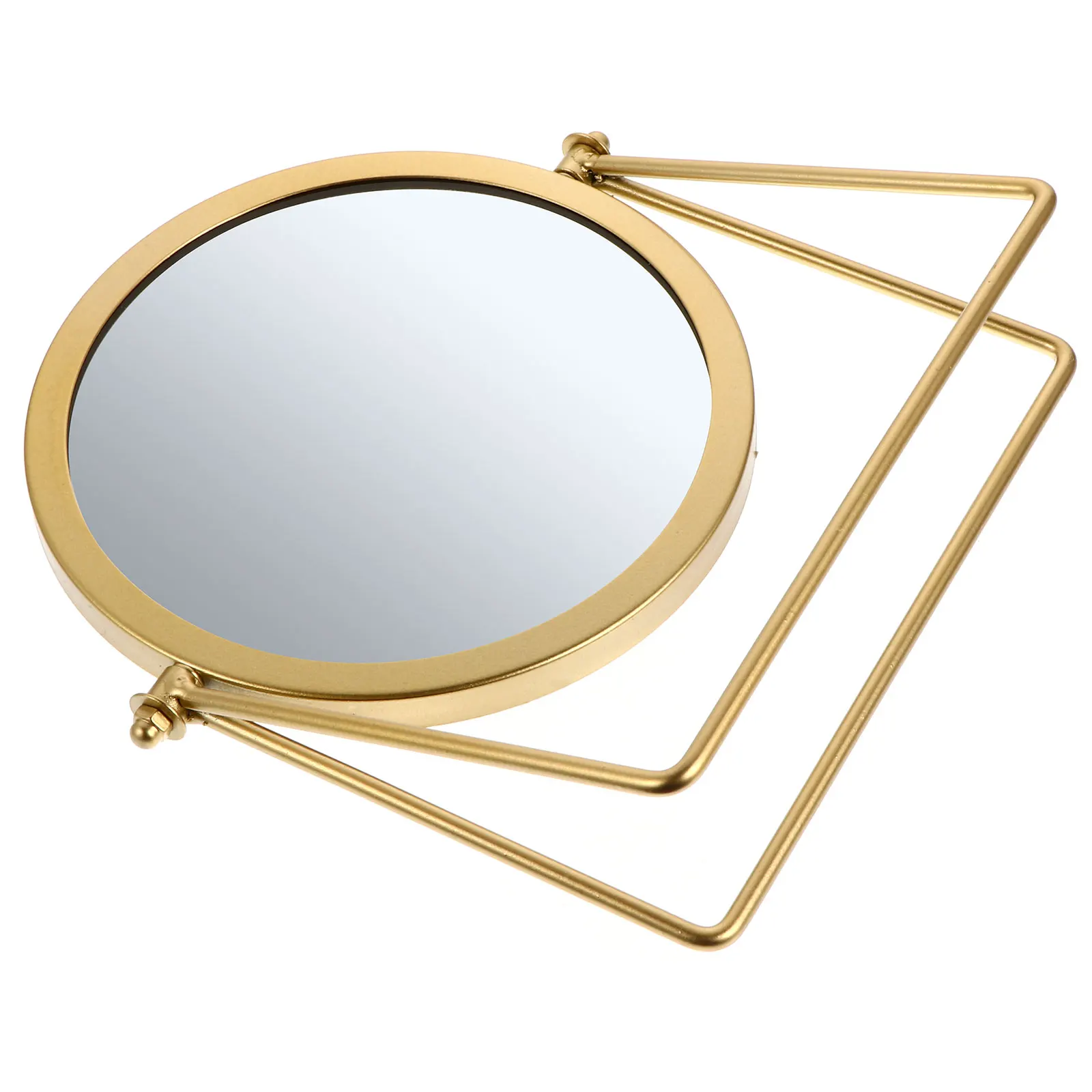 Rotating Dressing Table Mirror High Definition Desktop Mirrors for Bedroom Travel Metal Makeup Mirror
Rotating Dressing Table Mirror High Definition Desktop Mirrors for Bedroom Travel Metal Makeup Mirror