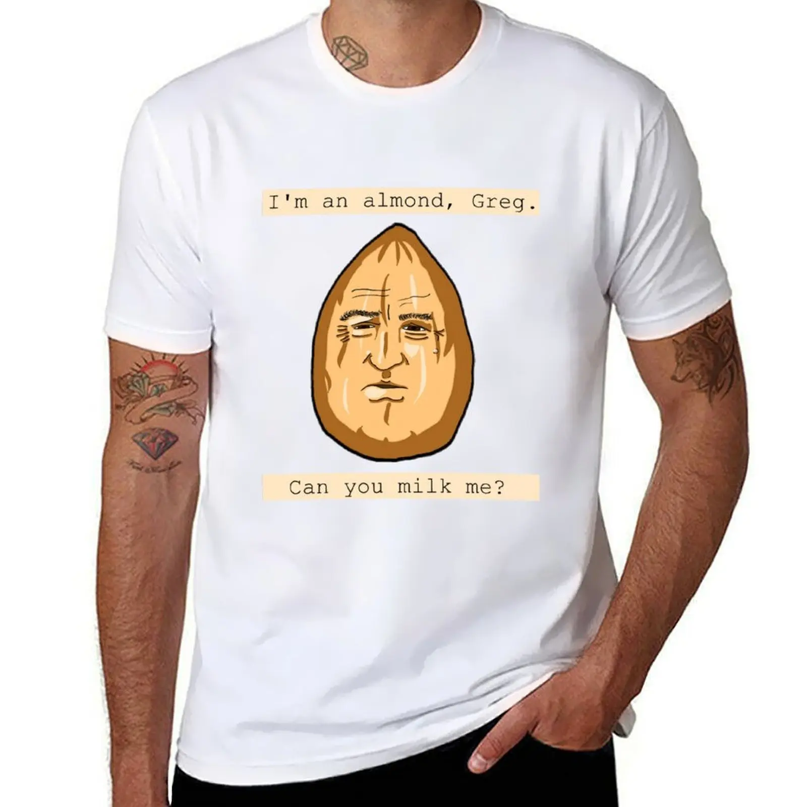 Can you milk an almond T-Shirt t shirt custom print man t shirt heavy cotton T-Shirt
Can you milk an almond T-Shirt t shirt custom print man t shirt heavy cotton T-Shirt