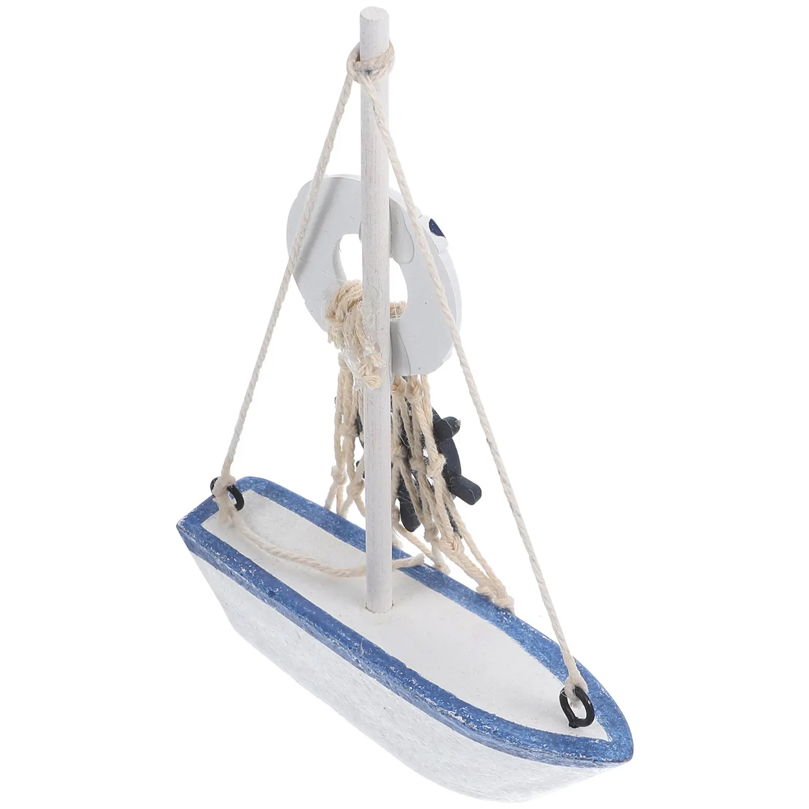 1Pcs Mediterranean Style Wooden Sailing Boat Crafts Desktop Decor Graduation Birthday Gift Coastal Theme Small Boat Ornament
1Pcs Mediterranean Style Wooden Sailing Boat Crafts Desktop Decor Graduation Birthday Gift Coastal Theme Small Boat Ornament
