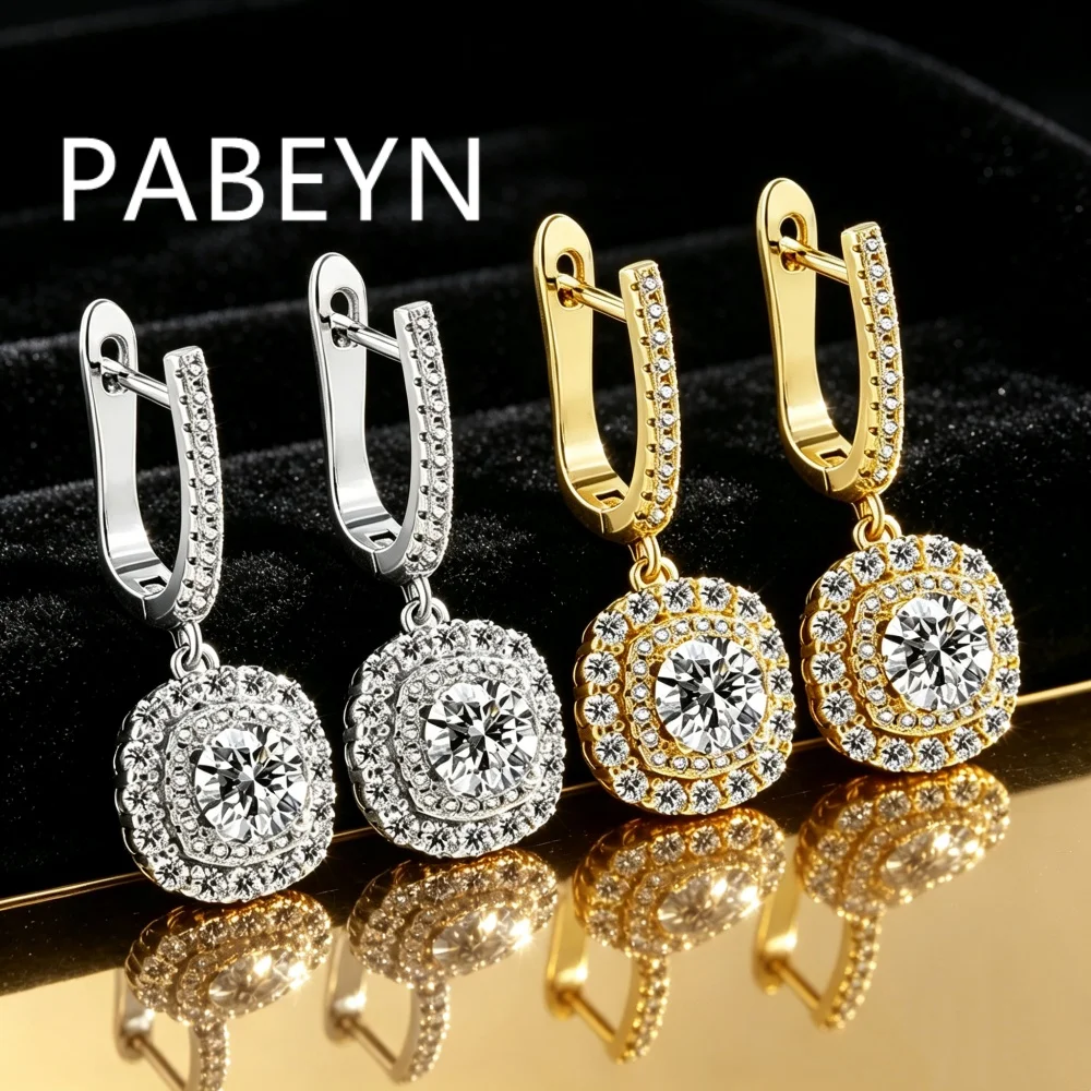 925 Sterling Silver Fashion Luxury Sparkle Zircon Square Earrings Ladies Birthday Anniversary Party Wedding Elegant Jewelry
925 Sterling Silver Fashion Luxury Sparkle Zircon Square Earrings Ladies Birthday Anniversary Party Wedding Elegant Jewelry