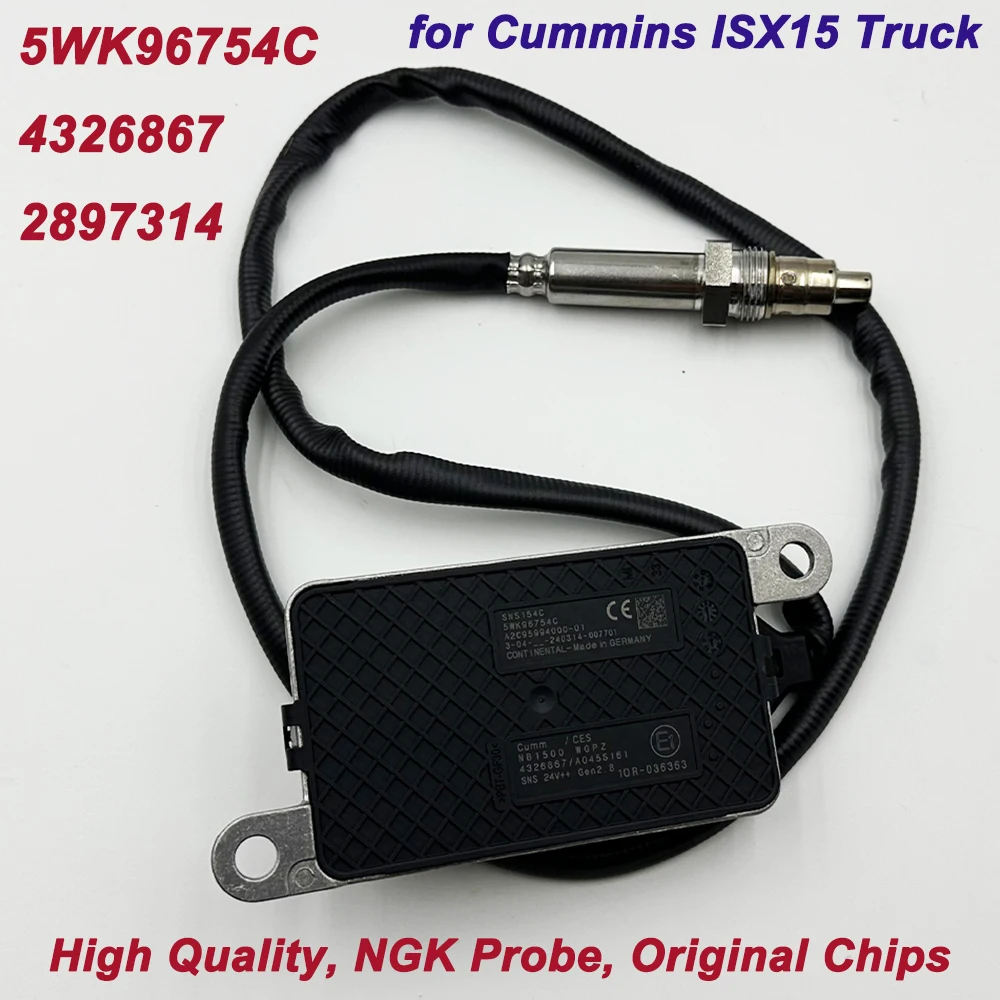 5WK96754C 4326867 5WK96754B 2897314 2872949 For Cummins Truck High Quality Chips for NGK Probe Nox Sensor Nitrogen Oxide Sensor
5WK96754C 4326867 5WK96754B 2897314 2872949 For Cummins Truck High Quality Chips for NGK Probe Nox Sensor Nitrogen Oxide Sensor