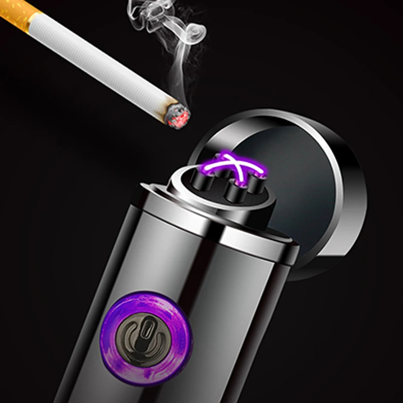 Светодиодная мини-цилиндрическая зажигалка с двойной дугой, сенсорная электронная зажигалка, может осветить трубка для сигар, мужской подарок
Светодиодная мини-цилиндрическая зажигалка с двойной дугой, сенсорная электронная зажигалка, может осветить трубка для сигар, мужской подарок