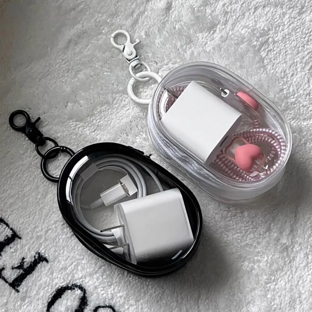 Transparent Storage Box Jewelry Organizer Data Cable Protective Cover Portable Doll Toy Pouch Keychain Bag Zipper Coin Purse
Transparent Storage Box Jewelry Organizer Data Cable Protective Cover Portable Doll Toy Pouch Keychain Bag Zipper Coin Purse