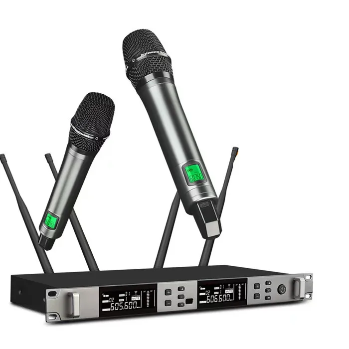 640-690MHz KU-39 Uhf Dual Channel Microphone Professional Audio Stage Performance Wireless Mic True Diversity
640-690MHz KU-39 Uhf Dual Channel Microphone Professional Audio Stage Performance Wireless Mic True Diversity
