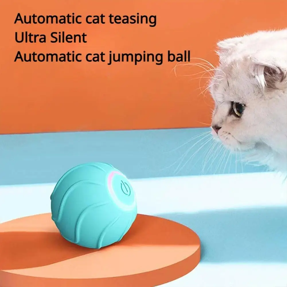 Smart Cat Toys Rolling Ball Pet Cat Owner Interactive Kittens Bouncing Ball Automatic Hi Ball Self Jumping USB Toys Teasing L9B8
Smart Cat Toys Rolling Ball Pet Cat Owner Interactive Kittens Bouncing Ball Automatic Hi Ball Self Jumping USB Toys Teasing L9B8