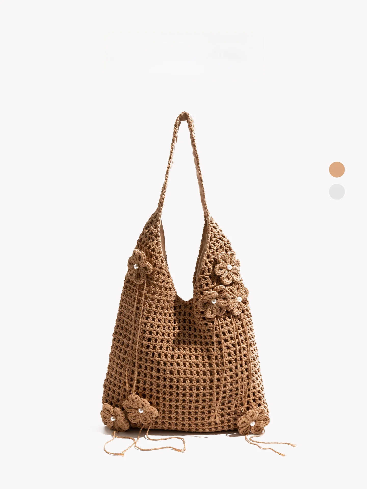 Handcrafted Knitted Tassel Hollow out Shoulder Bag Women's Summer 2026 Orange Girl Vacation Style Floral Pattern Soft Bag
Handcrafted Knitted Tassel Hollow out Shoulder Bag Women's Summer 2026 Orange Girl Vacation Style Floral Pattern Soft Bag