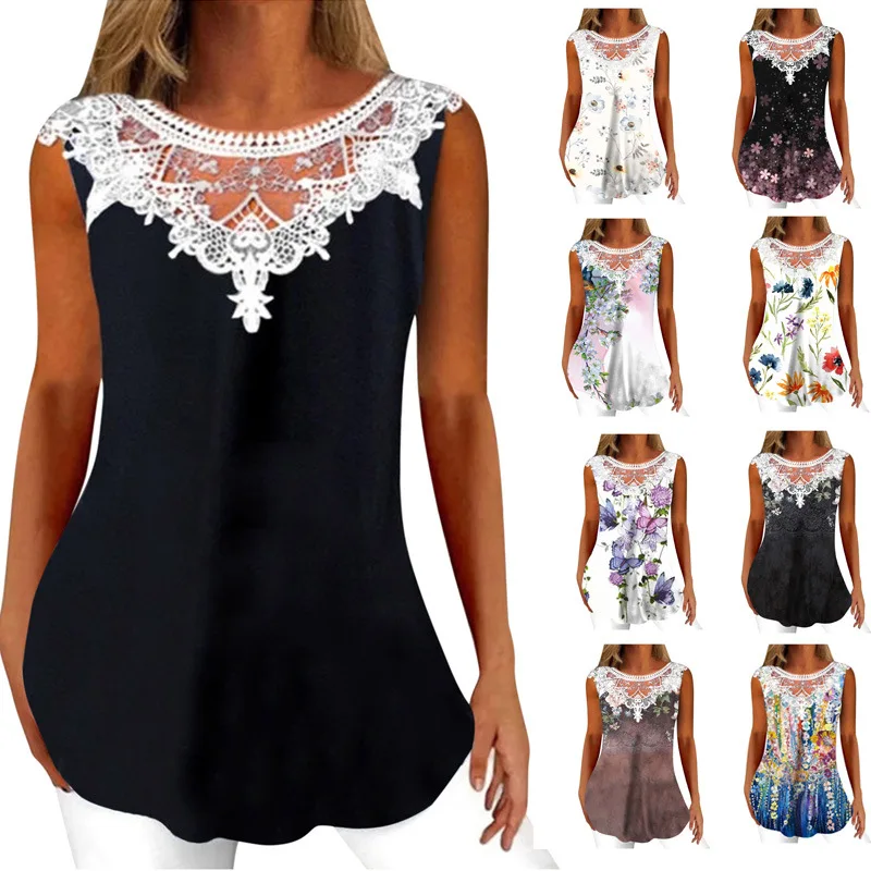Summer Fashion Sexy Lace Hole Women Button Bandage Vest Tank Casual Loose Big Large Ruffles Fashion T Shirts Tops Tees
Summer Fashion Sexy Lace Hole Women Button Bandage Vest Tank Casual Loose Big Large Ruffles Fashion T Shirts Tops Tees
