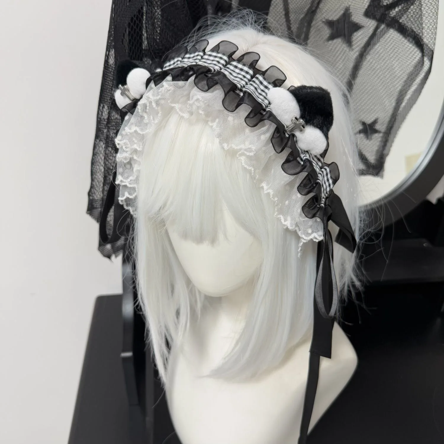 Аксессуары для волос: повязка на голову с кошачьими ушками в стиле Лолита, готическая повязка в стиле Y2K, женская повязка с бантом для волос
Аксессуары для волос: повязка на голову с кошачьими ушками в стиле Лолита, готическая повязка в стиле Y2K, женская повязка с бантом для волос