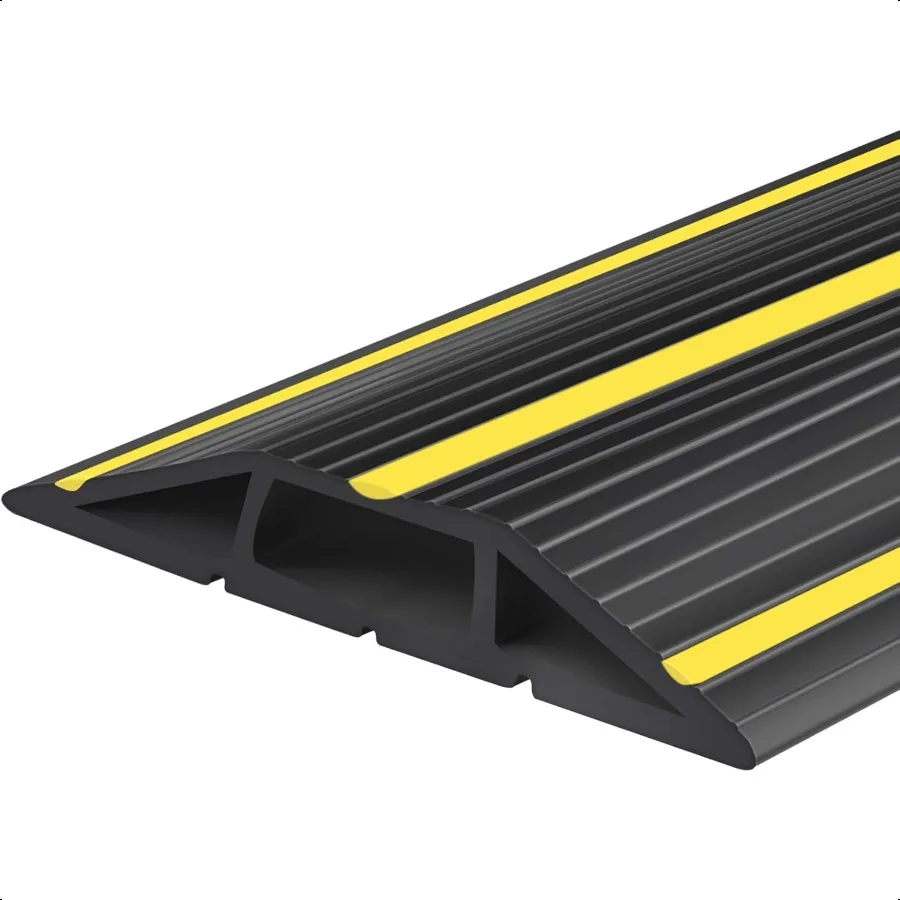 Cable Protector 3Channel Heavy Duty Cord Cover Floor Wire Concealer Easy to Unroll for Home Office Warehouse 10Ft Black
Cable Protector 3Channel Heavy Duty Cord Cover Floor Wire Concealer Easy to Unroll for Home Office Warehouse 10Ft Black