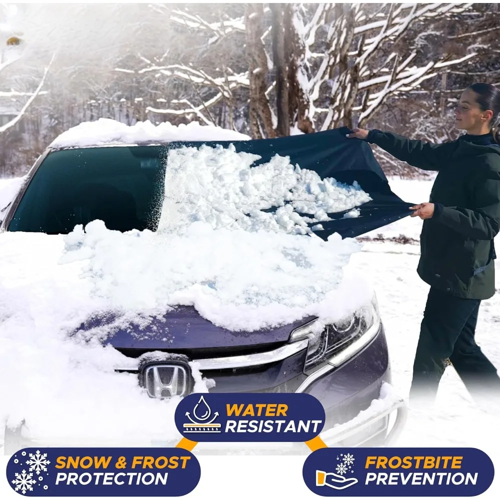 1PC Windshield Cover for Ice and Snow Enhanced 600D Oxford Fabric Windshield Frost Cover for Any Weather Small size 190x 107cm
1PC Windshield Cover for Ice and Snow Enhanced 600D Oxford Fabric Windshield Frost Cover for Any Weather Small size 190x 107cm