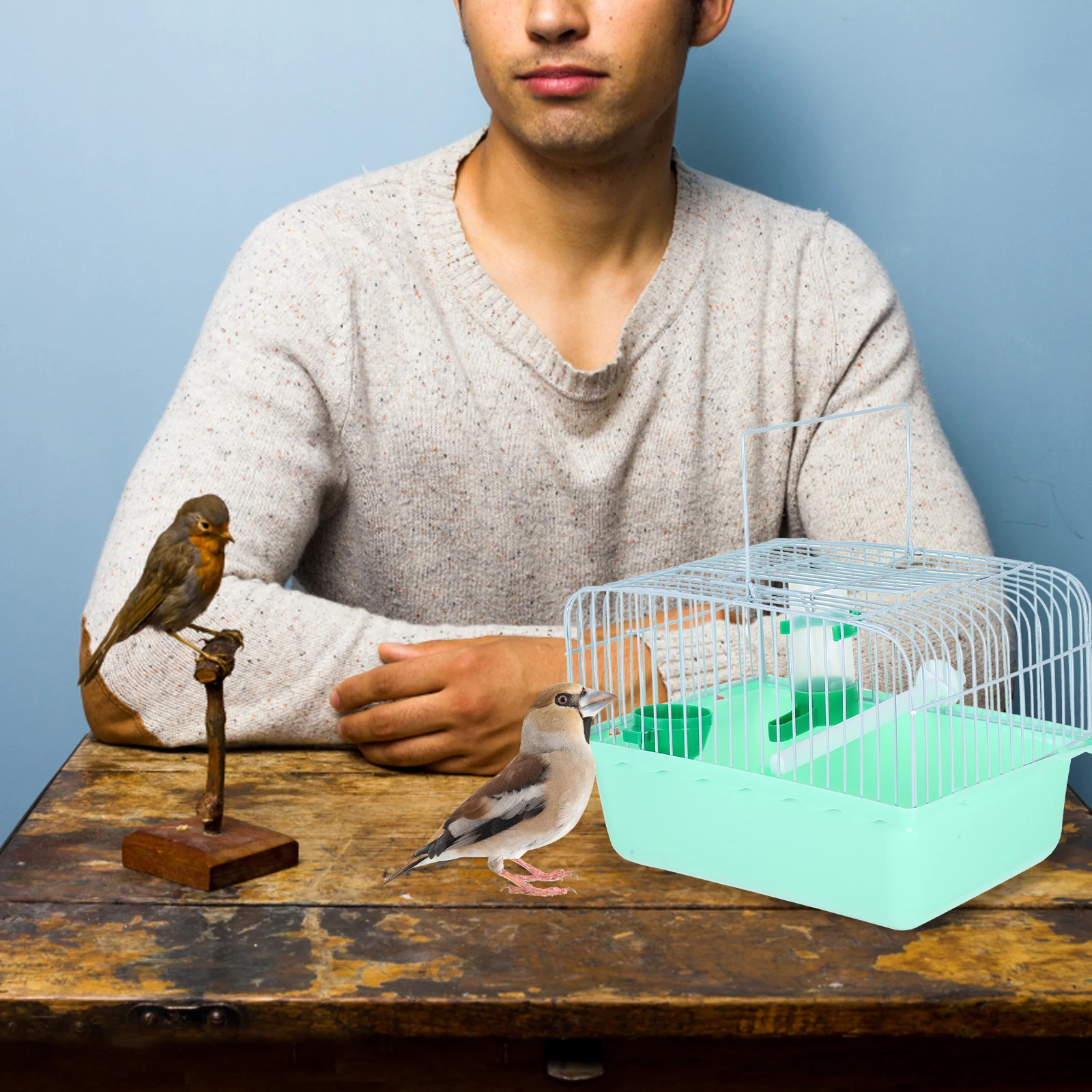 Portable Travel Sturdy Multi-Functional Carrier With Perch Food Water Dispenser Spacious Durable Abs Iron For Parrots Lovebirds
Portable Travel Sturdy Multi-Functional Carrier With Perch Food Water Dispenser Spacious Durable Abs Iron For Parrots Lovebirds
