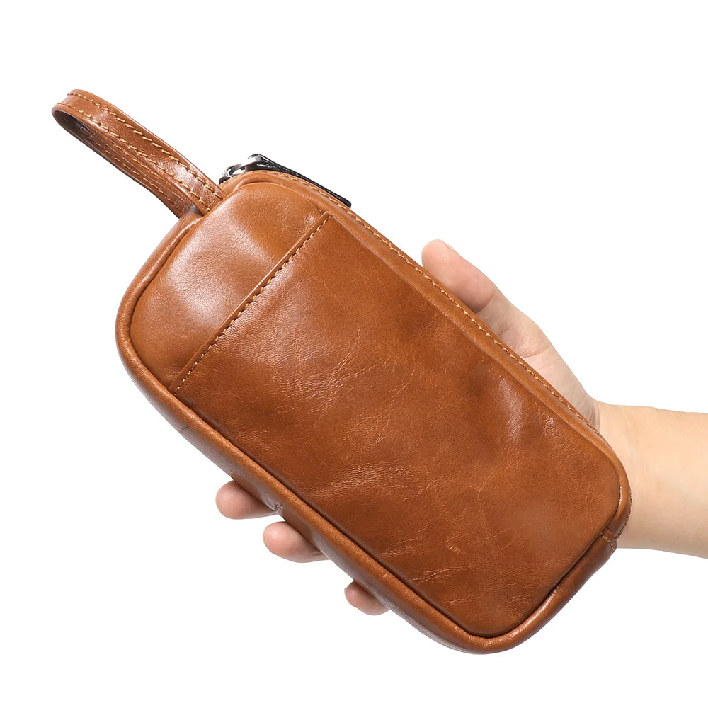 Retro men's and women's same leather hand-held first-layer cowhide mobile phone bag large-capacity long wallet fashionable and s
Retro men's and women's same leather hand-held first-layer cowhide mobile phone bag large-capacity long wallet fashionable and s